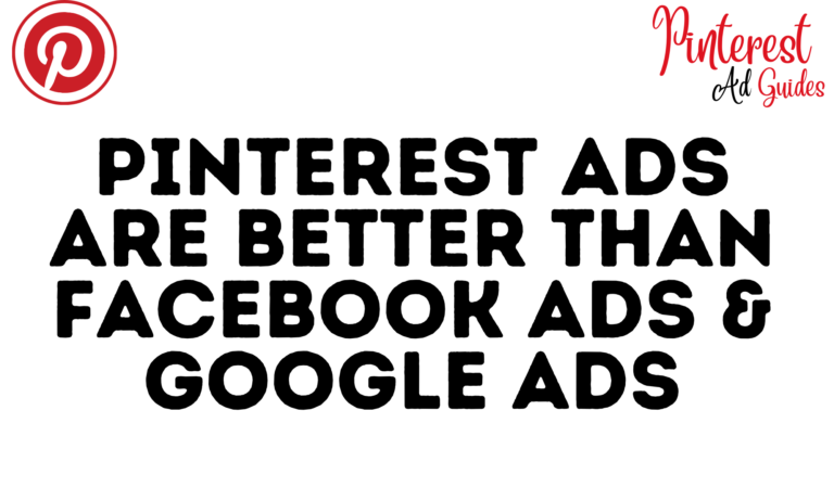 pinterest ads better than facebook ads and google ads