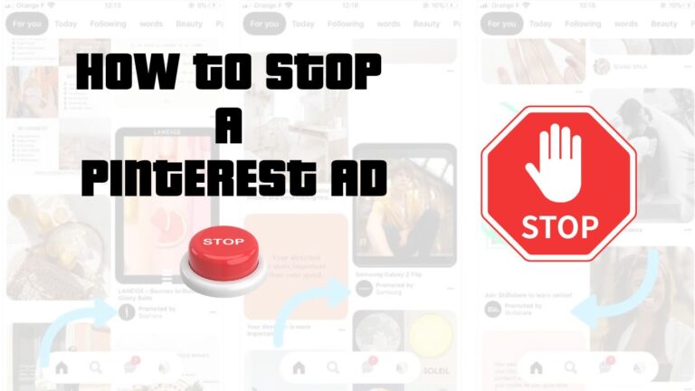 How To Stop A Pinterest Ad